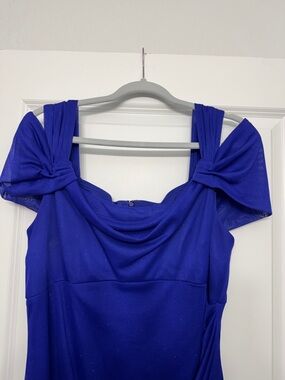 Alex Evenings Royal Blue Evening Dress